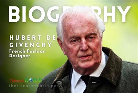 hubert de givenchy 1952|hubert de givenchy biography.